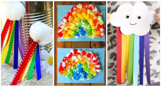 25 Rainbow Crafts For Kids - Mamanista!