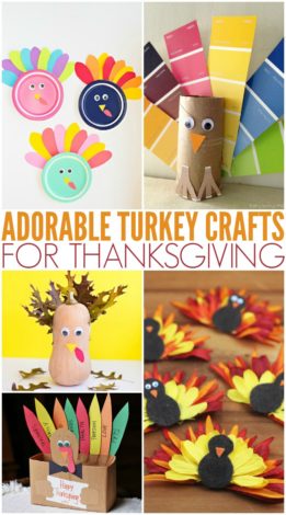 Adorable Turkey Crafts For Thanksgiving - Mamanista!