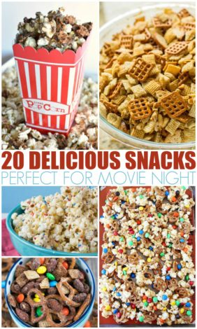 20 Delicious Snacks Perfect For Movie Night - Mamanista!